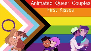 Animated Queer Couples First Kisses