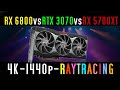 AMD RX 6800 vs RTX 3070 - 4K - 1440p - RAYTRACING