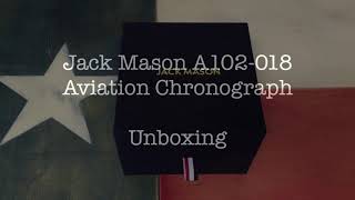 Jack Mason Jm-102-018 Aviation Chronograph Unboxing