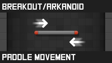 Breakout/Arkanoid - Unity tutorial (E02: Paddle movement)