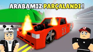 Arabamız Parçalandı Ve Yandı - Roblox Brookhaven