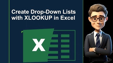 How to Create a Drop Down List with XLOOKUP in Excel