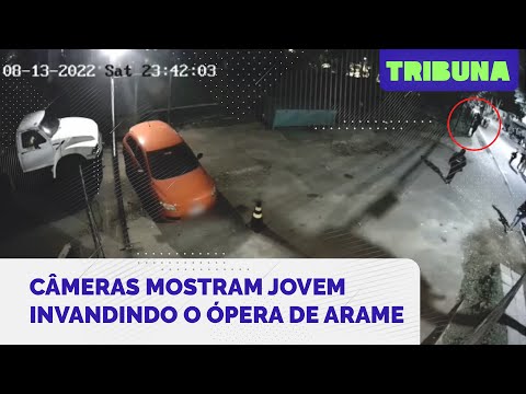 Câmeras mostram estudante invadindo Ópera de Arame antes de morrer, dizem organizadores