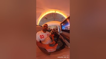 Insta 360 view at plane window #insta360x2 #plane #viralvideo