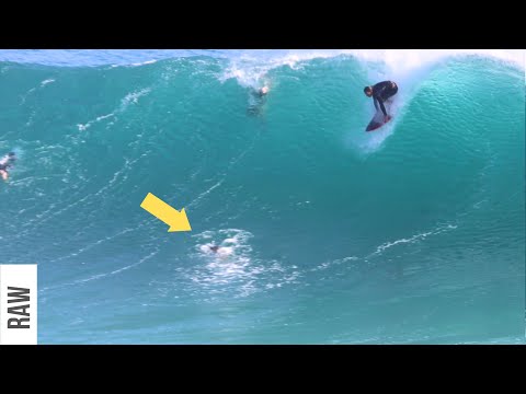 Dude Poo-Shoots his Board into another Surfer (and pays the price)