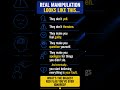 5 Signs You're Being Manipulated Without Realizing It #shorts #usa #quotes #uk #europe
