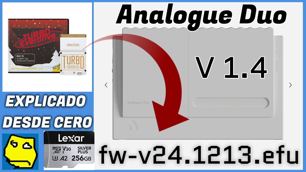 TURBO EVERDRIVE PRO Krikzz, TUTORIAL/REVIEW, el MEJOR flashcart PC Engine/Analogue Duo/TurboGrafx-16