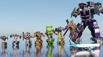 Transformer Decepticon Size Comparison