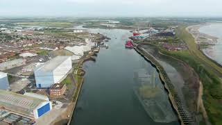 Port of Blyth for Offshore windfarm project marshalling yard