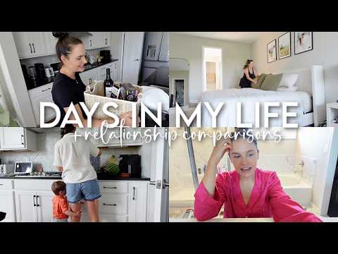 DAYS IN MY LIFE: relationship comparisons, best sunscreen hack, indoor activities + mom life!