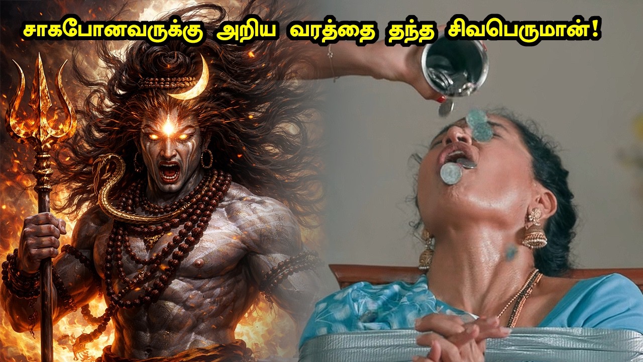 சாகபோனவருக்கு அறிய வரத்தை தந்த சிவபெருமான்! tamil explained