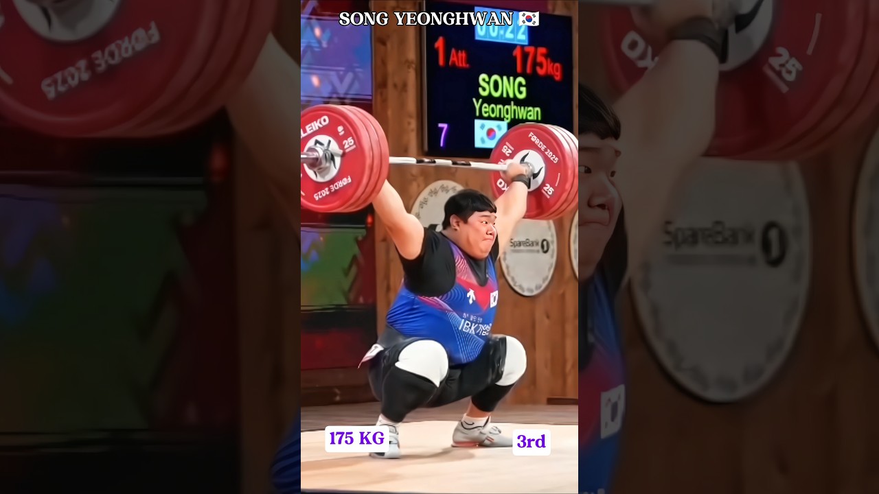 Song Yeonghwan 175kg Snatch | Bronze Medal 🥉 | IWF 2025 