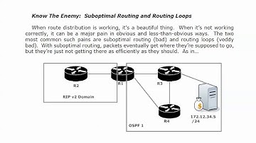 CCNP ROUTE Redistribution Course, Video 4:  Suboptimal Routing Lab