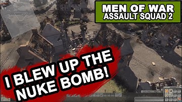 Nuke bomb explosion scenario using gem mission editor | Men of war Assault squad 2