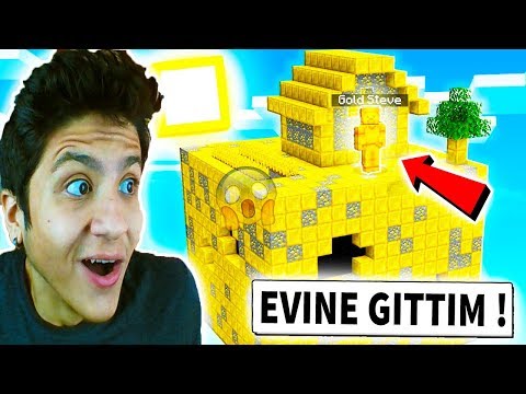 GECE 3'te MİNECRAFT GOLDEN HEROBRİNE KORKUNÇ EVİNE GİTTİM !