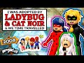 I was Adopted By Miraculous Ladybug & Cat Noir, & We Time Travel To the Past (Roblox Mini Movie 🏠)