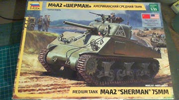 ZVEZDA 1/35 Scale M4A2 "SHERMAN" 75mm Build Update 7