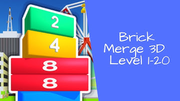 Brick Merge 3D Gameplay Level 1-20