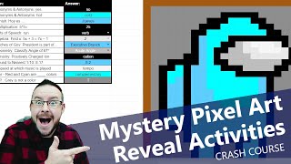 Mystery Pixel Art Reveal Activities Crash Course screenshot 1