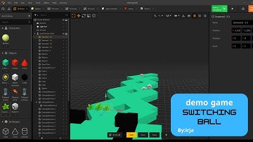 demo  switching ball 3D (project in Buildbox