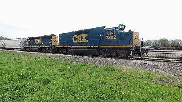 CSX Yard Job Works NS Interchange - Slug and GP40-2