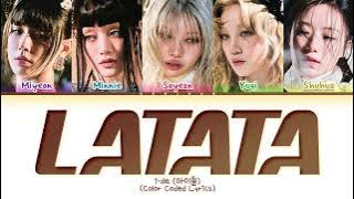 i-dle LATATA (i-dle ver.) Lyrics (Color Coded Lyrics)