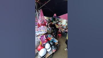 Đi mua sắm tại chợ A Lưới // TP Huế - tronpiu vlog #shorts