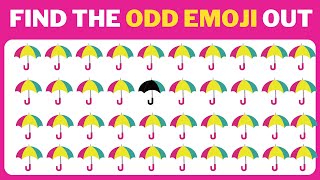 HOW GOOD ARE YOUR EYES #2 l Find The Odd Emoji Out l Emoji Puzzle Quiz #puzzlegame