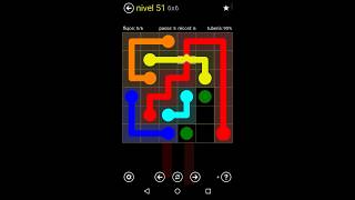 Flow Free Bridges: Starter pack 6x6 Completed Level 61-120 screenshot 5