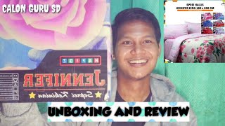 UNBOXING DAN REVIEW JUJUR SEPRAI JENNIFER || BONUS SARUNG BANTAL DAN GULING || MURAH MERIAH