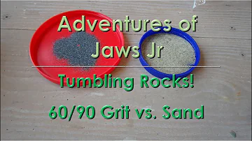 Can you use sand as grit for rock tumbler?