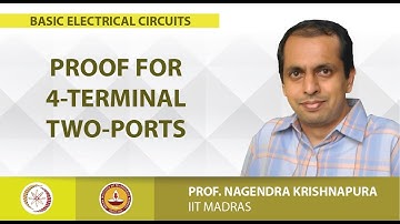 Proof for 4-terminal two-ports