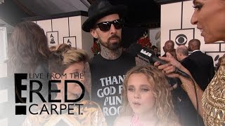 Travis Barker's Kids Just Won the 2016 Grammys Red Carpet | Live from the Red Carpet | E! News