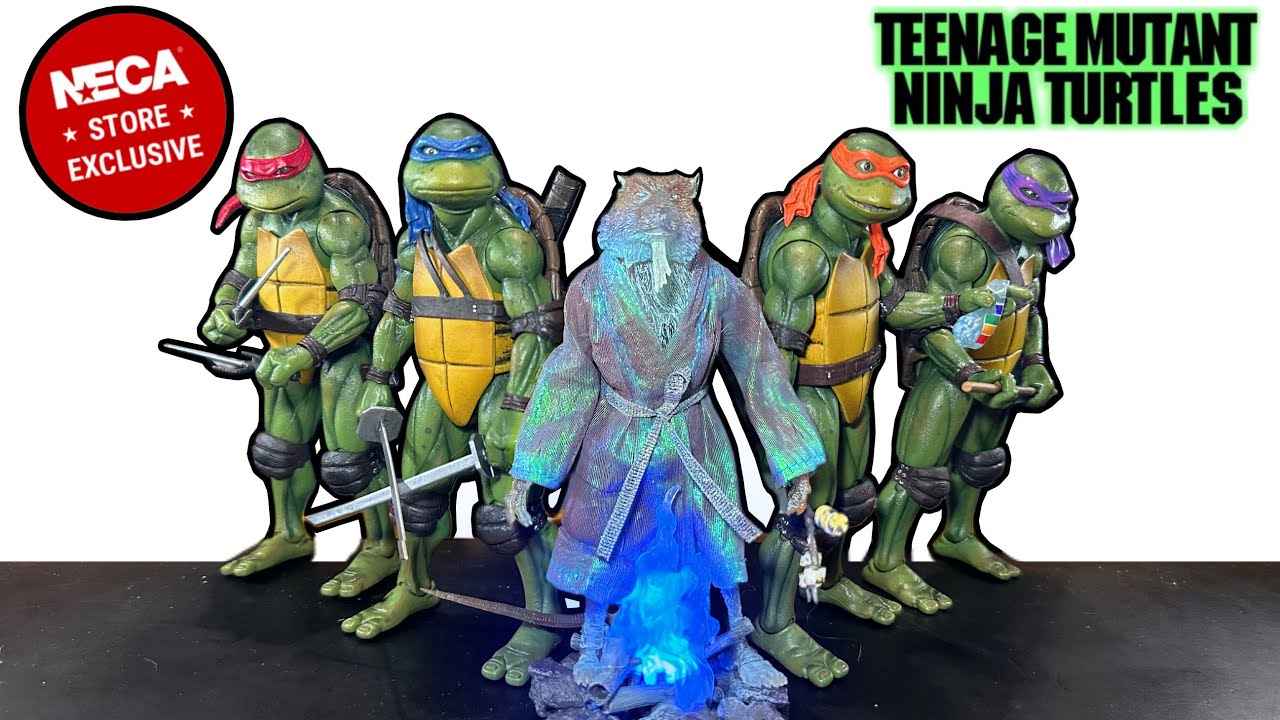【NECA STORE限定】ポータルジェネレータ タートルズ TMNT NECA NECA Store Exclusive TMNT 1990 Figure 5 Pack Review - YouTube