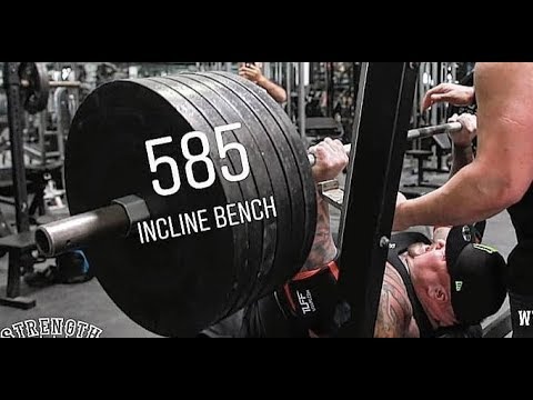 Huge Pr 585 Incline Bench Press Youtube