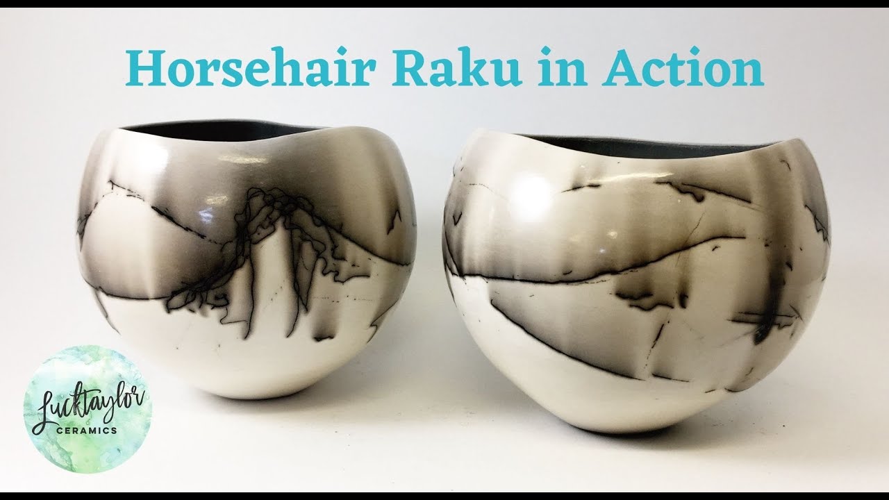 Pakistan Raku Horsehair Raku in Action - YouTube