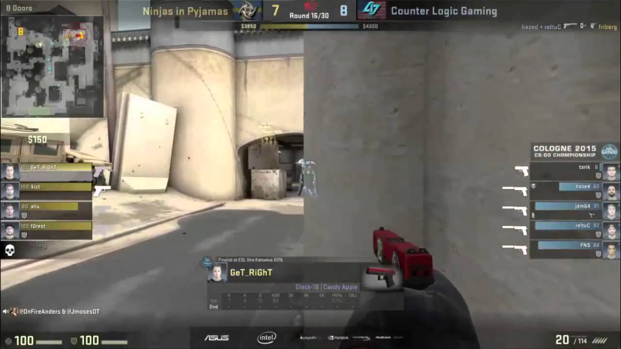 cs go hacks Allu KQLY Style With Glock - NIP vs CLG 20.08.15