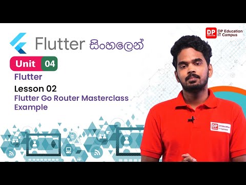 Unit 04 | Lesson 02 | Flutter Go Router Masterclass | Example | Flutter