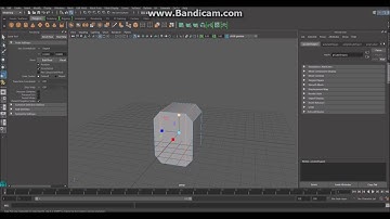 Maya 2016 Extrude Edge loop and Bevel
