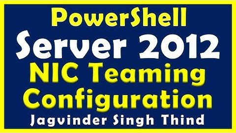 ✅  Use PowerShell to Configure the NIC on Windows Server 2012 in Hindi