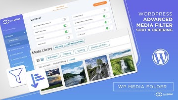 WordPress advanced media filter, sort and ordering, with folders!