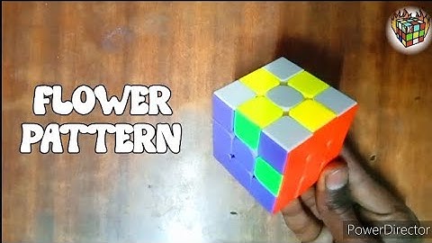 LEARN - HOW TO MAKE A FLOWER PATTERN ON "RUBIK
