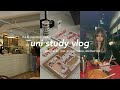 Uni study vlog  5am sunrise cafe hopping penpal with me going home weekend midterm season