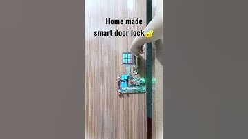 Home made smart door lock using Arduino R3 #arduinoproject