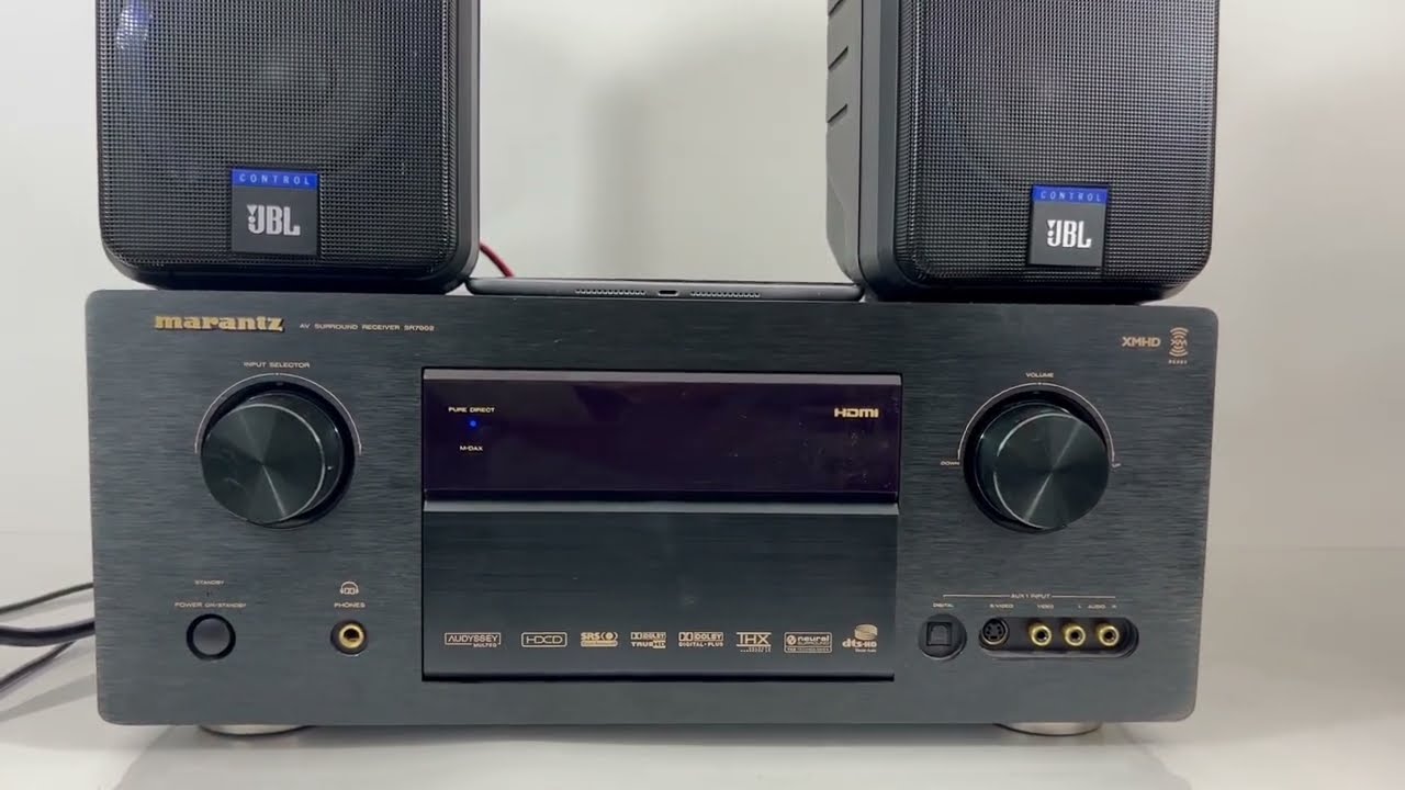 Marantz SR7002 7.1 Bundle HDMI Receiver Channel Surround AV