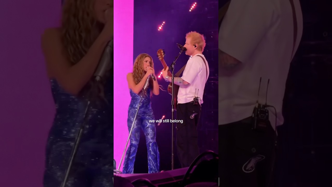 Duetting Underneath Your Clothes with @Shakira at ​⁠Barclays Center - Ed HQ