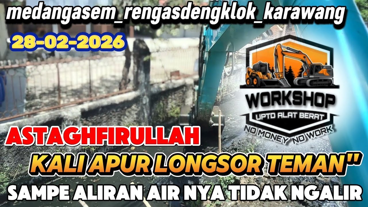 WADUHHH‼️KALI APUR LONGSOR SAMPE MENUTUPI ALIRAN AIR AKHIR NYA AIR NYA TIDAK NGALIR
