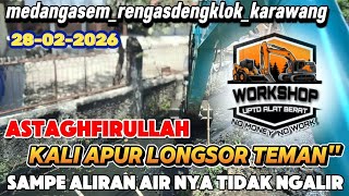 WADUHHH‼️KALI APUR LONGSOR SAMPE MENUTUPI ALIRAN AIR AKHIR NYA AIR NYA TIDAK NGALIR