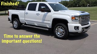 Completing the rebuild of the 2019 GMC Sierra Denali HD and answering the important questions Part 7