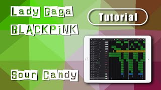 Lady Gaga, BLACKPINK - Sour Candy | Garageband Remake Tutorial | Song Remix | iPad/iPhone iOS screenshot 1